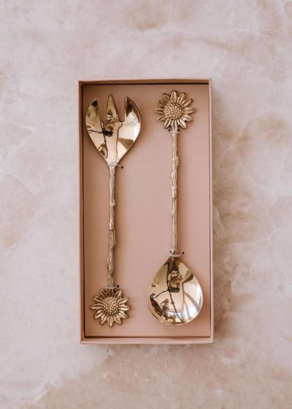 ช้อนตวงนางฟ้า - ชุดช้อนตวงสแตนเลสลายดอกไม้